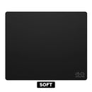 Lethal Gaming Gear Saturn Pro Soft Gaming Mousepad XL (490x420x4mm) (Black)