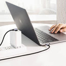 UGreen USB-C To Angled USB-C 2.0 Round Cable M/M Aluminum Shell Nickel Plating | DataBlitz