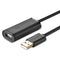 UGreen usb 2.0 Active Extension Cable With Chipset - 5m (Black) (US121/10319)