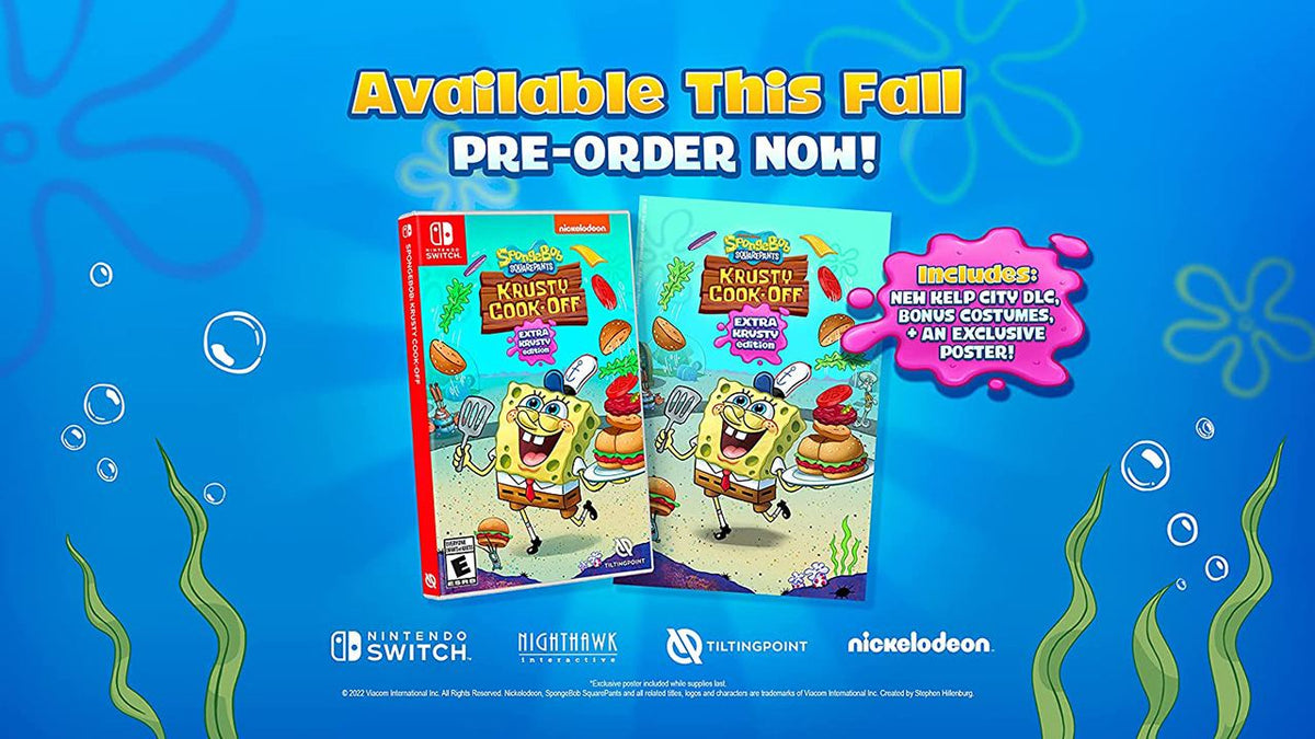 NINTENDO SWITCH SPONGEBOB KRUSTY COOK-OFF EXTRA KRUSTY EDITION