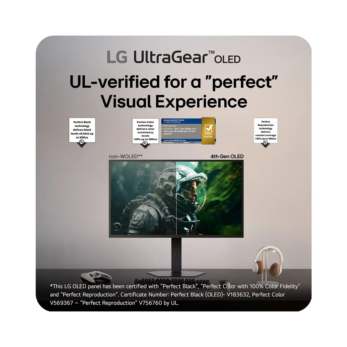 LG UltraGear OLED 27GX790B-B 27" QHD (2560x1440) Dual Mode QHD 540Hz or HD 720Hz 0.02ms GTG G-Sync