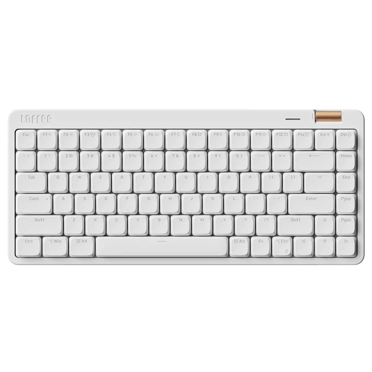 Lofree Flow Lite 84 Keys Triple Mode Low Profile Mechanical Keyboard (White)