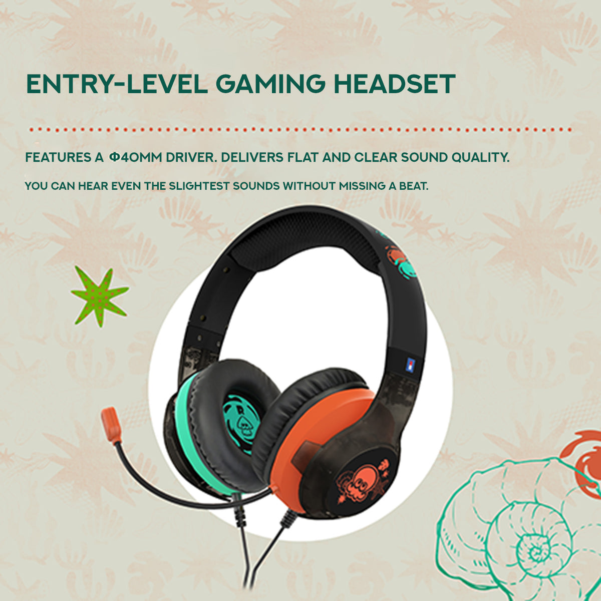 Hori Gaming Headset for Nintendo Switch 2 (Splatoon Raiders) (NSX-240A)