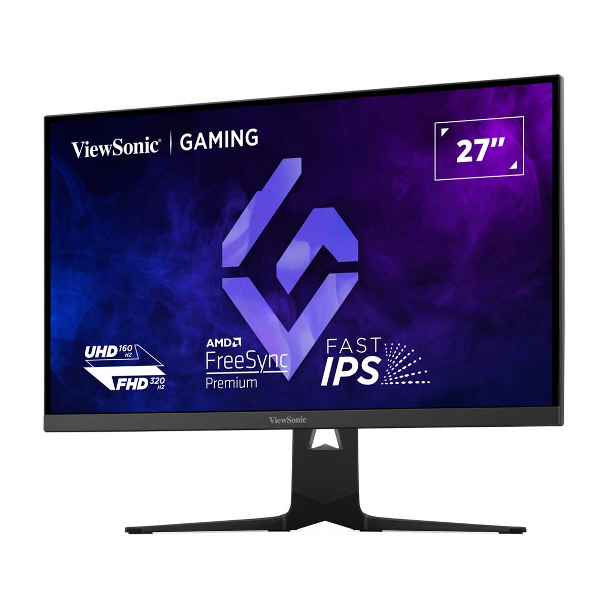 ViewSonic XG275D1-4K 27" (3840x2160) Dual Mode (UHD at 160Hz or FHD at 320Hz) 0.5ms MPRT Fast IPS Gaming Monitor