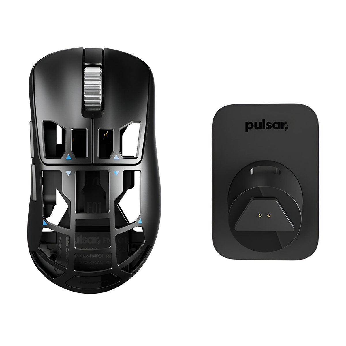 Pulsar Feinmann F01 Ultralightweight Magnesium Alloy Wireless Gaming Mouse (Black, Alpine White) (FMF01, FMF02)