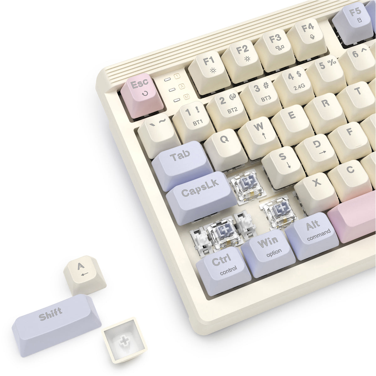E-Yooso Z-101 RGB 101 Keys Tri-Mode Hot-Swappable Mechanical Keyboard