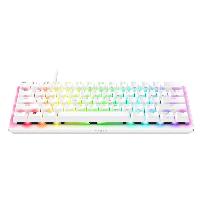 Razer Huntsman V3 Pro Mini 60% Analog Optical Esports Keyboard (White)