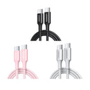 Ugreen USB-C to USB-C 3A/60W PD Fast Charging Braided Cable - 1m