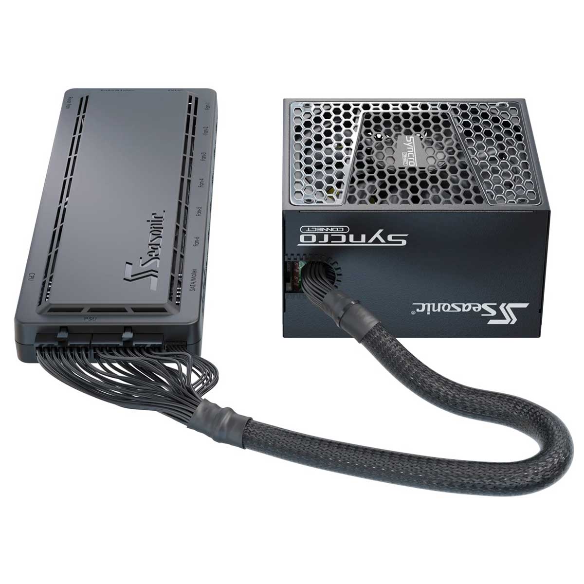 Seasonic Syncro Q704 Aluminum Mid Tower PC Case + DGC-750 750W 80+ Gold Power Supply (SSR-750FA2)