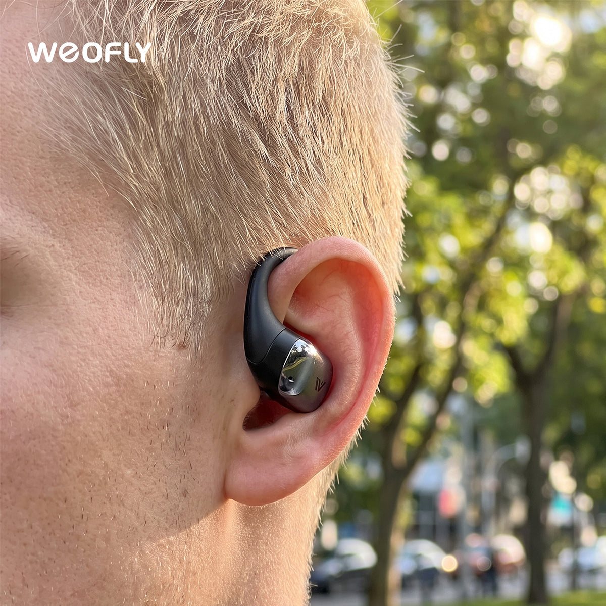 Weofly OutFits 2 Open-ear Earbuds (Black) (WFOF458BL)