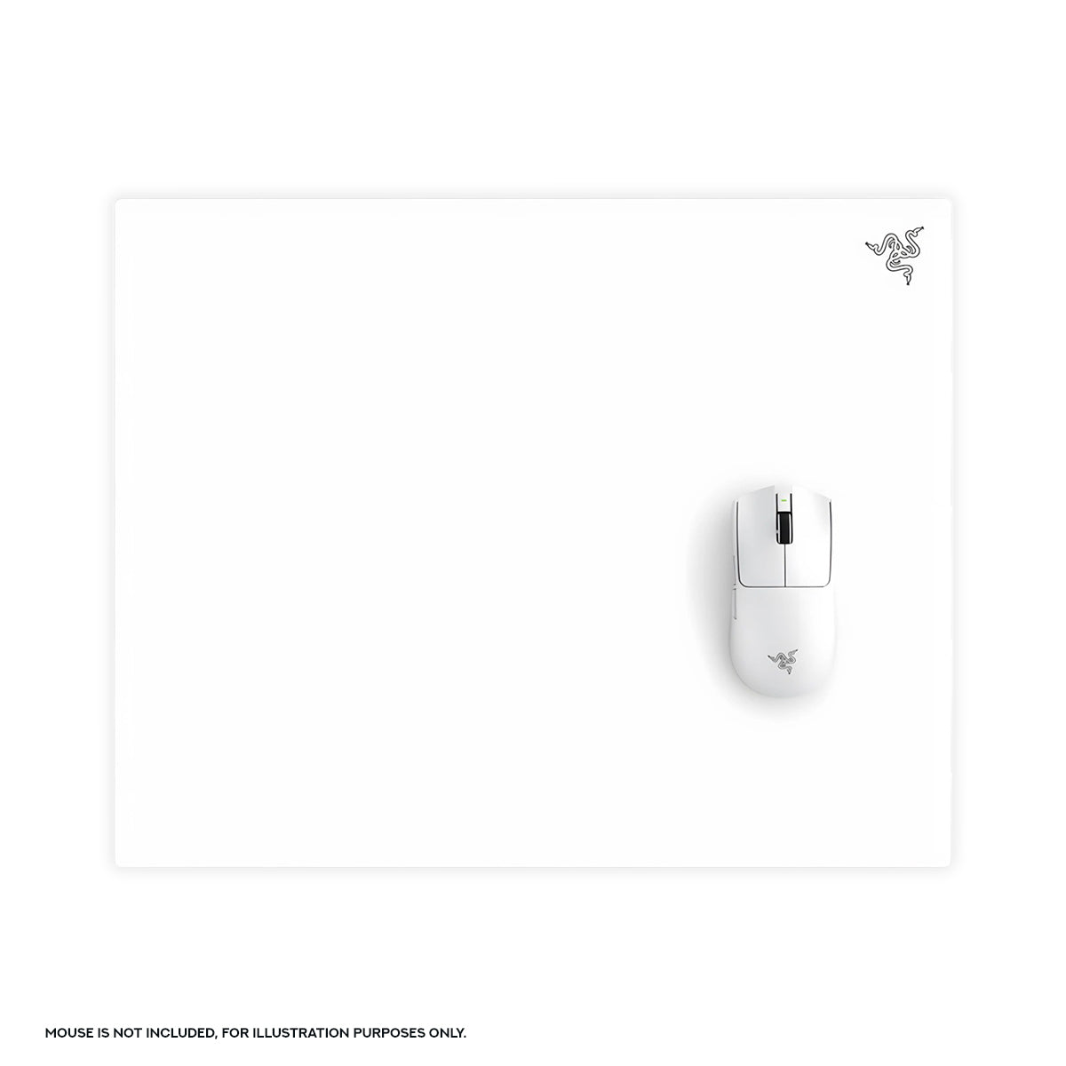 Razer Atlas Pro Ultra-Thin Premium Tempered Glass Gaming Mouse Mat (White)