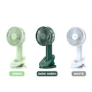 Vyvylabs D02 Handheld Foldable Clip Fan (Green, Dark Green, White) (VKD02-GN, VKD02-DGN, VKD02-WH)