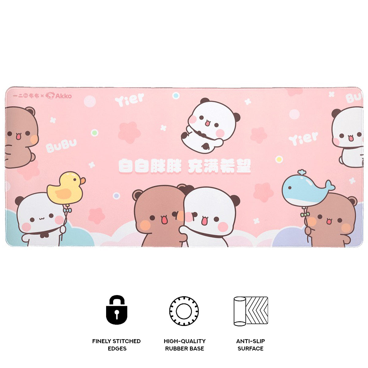 Akko Dudu and Bubu Mouse Pad (900x400mm)