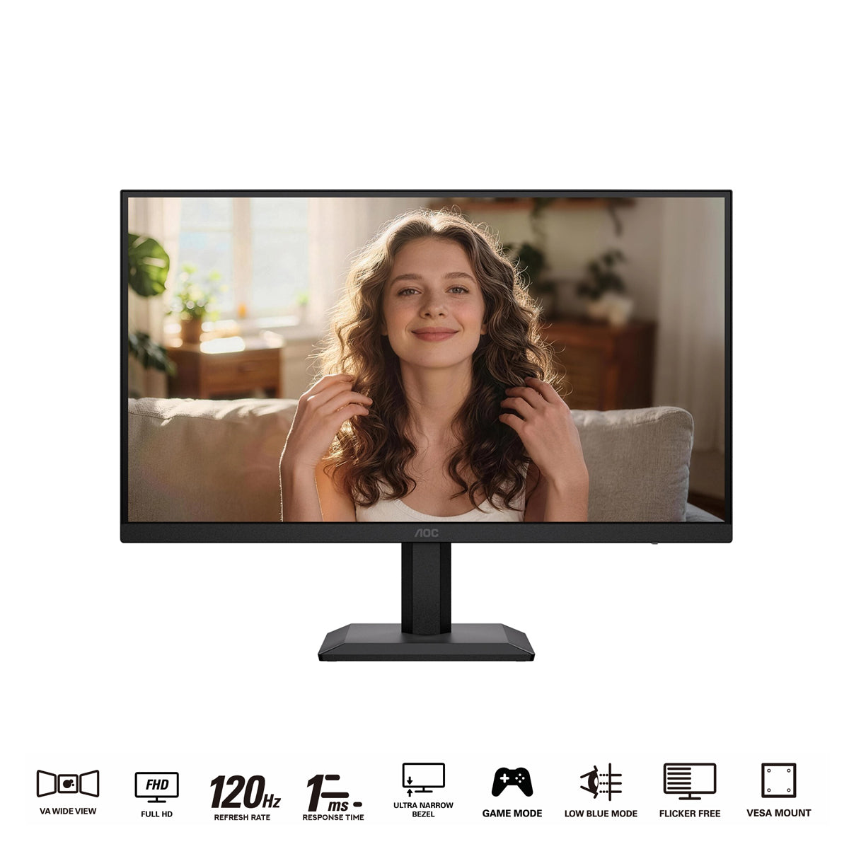 AOC 22B40HM/71 21.5" FHD (1920x1080) 120Hz (OC, Native 100Hz) 1ms MPRT VA Monitor