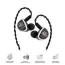 Kiwi Ears Aether In-Ear Monitor 15.3mm Large Planar Driver Earphone Hi-Fi Gaming Earbuds