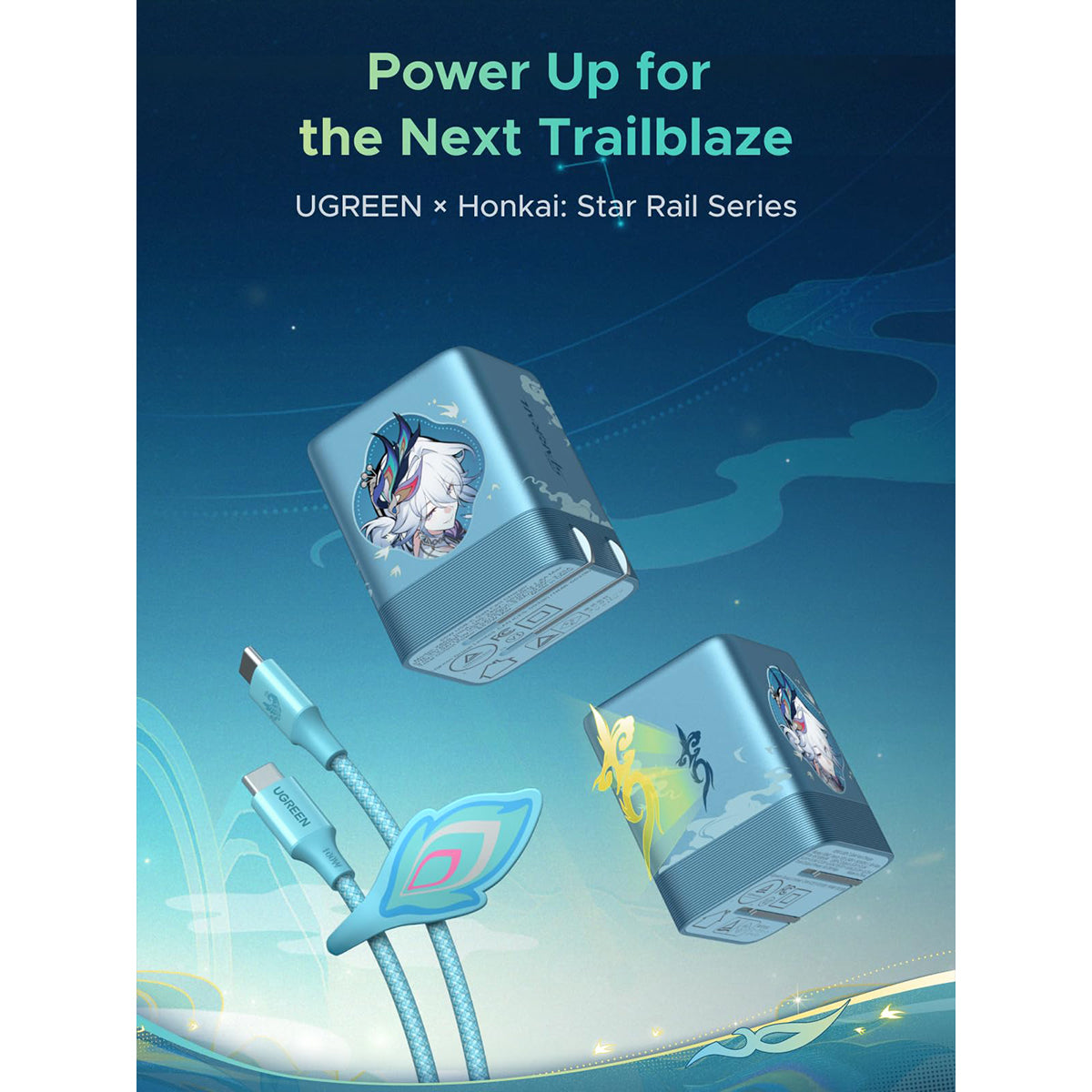 Ugreen x Honkai: Star Rail Nexode Air 65W GaN Fast Charger (X860/95169HSR)