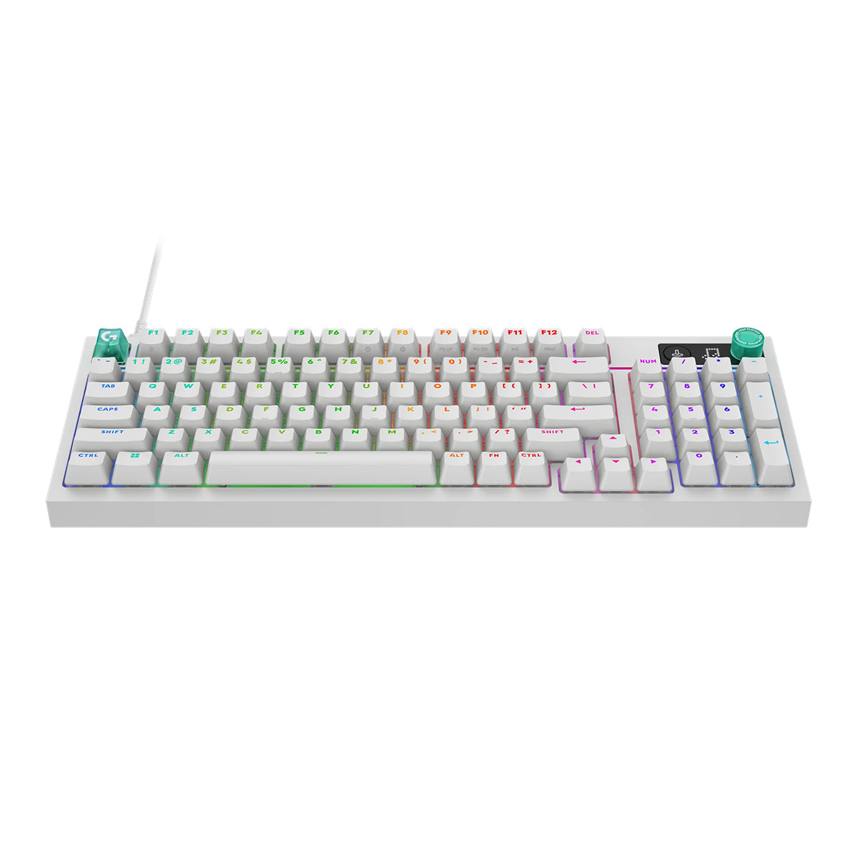 Logitech G316 X 98 Wired Mechanical Gaming Keyboard (White)