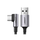 Ugreen Right Angle USB-A to USB-C Data Cable - 2m (Space Gray) (US284/50942)