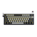 E-Yooso Z-11 Single Light RGB 61 Keys Hot Swappable Mechanical Keyboard Black/Gray (Brown Switch)
