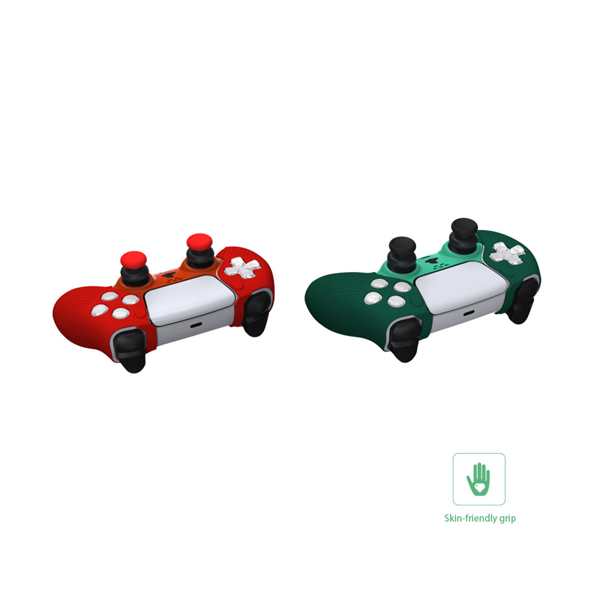 Dobe 3-in-1 Protection Kit for PS5 (Dark Green, Red) TP5-1529