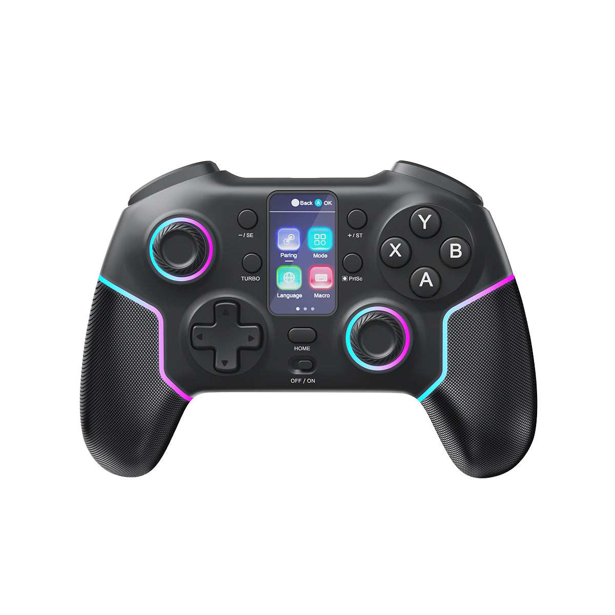 Redragon G902 Drax Wireless LCD Display Controller with RGB Backlight (Black)