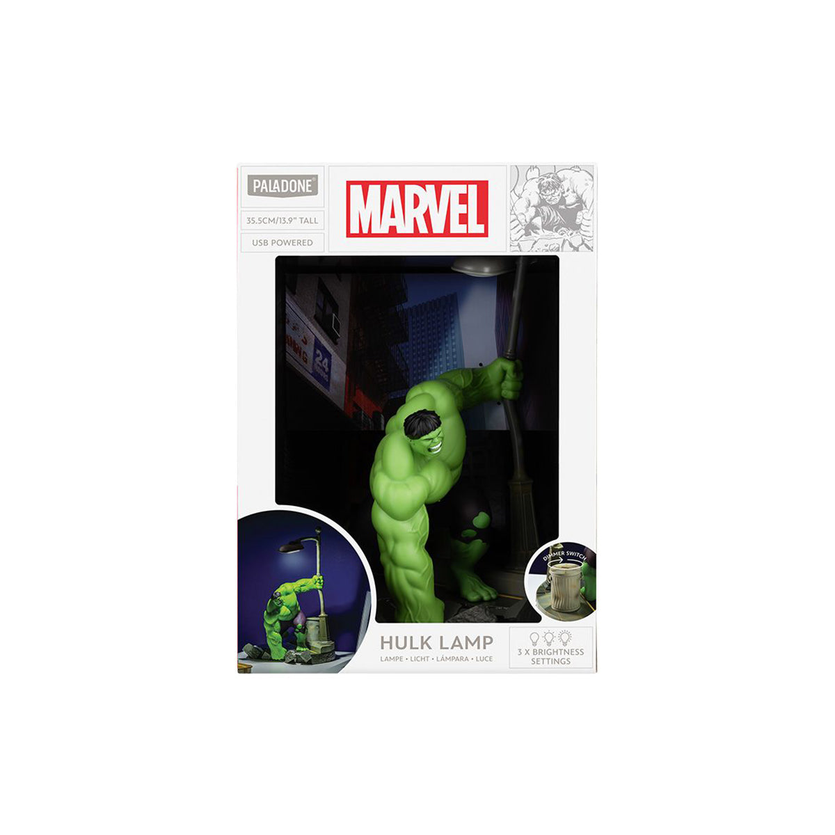 Paladone Marvel Hulk Diorama Lamp (PP16223MUID)