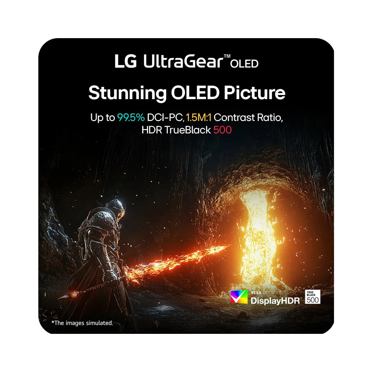 LG UltraGear OLED 27GX790B-B 27" QHD (2560x1440) Dual Mode QHD 540Hz or HD 720Hz 0.02ms GTG G-Sync