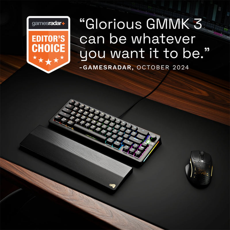 Glorious GMMK 3 HE 65% Prebuilt Hall Effect Wired Mechanical Gaming Keyboard