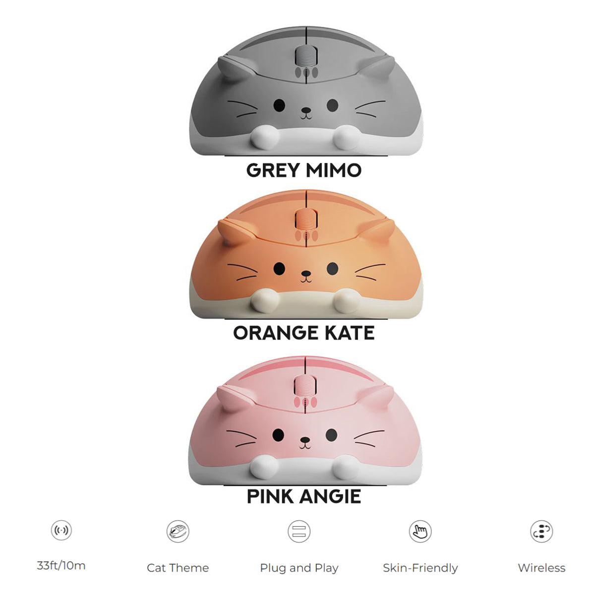 Akko Cat Theme Mouse | DataBlitz
