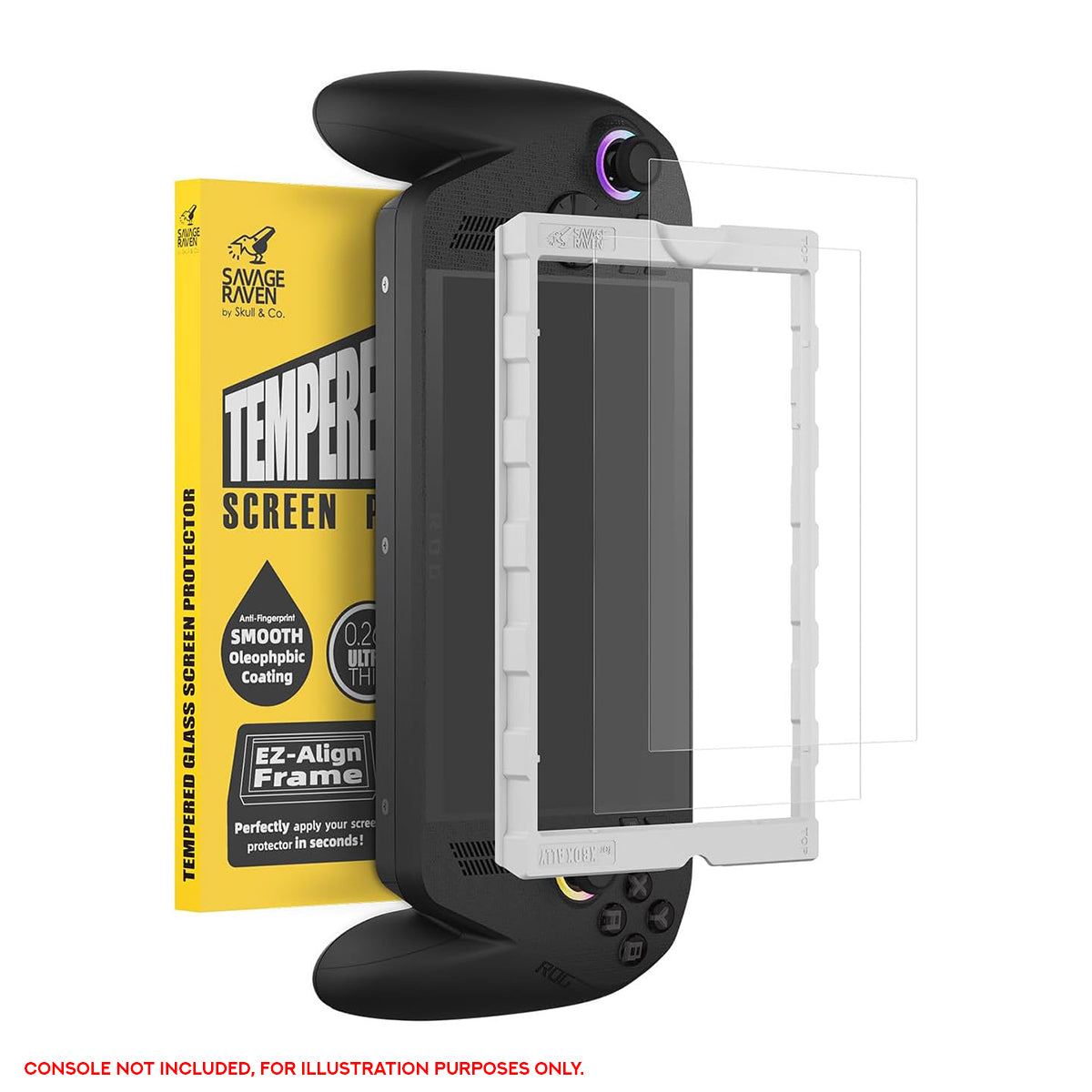 Skull & Co. Tempered Glass Screen Protector 9H Hardness / 0.26mm Ultra Thin with EZ-Align Frame