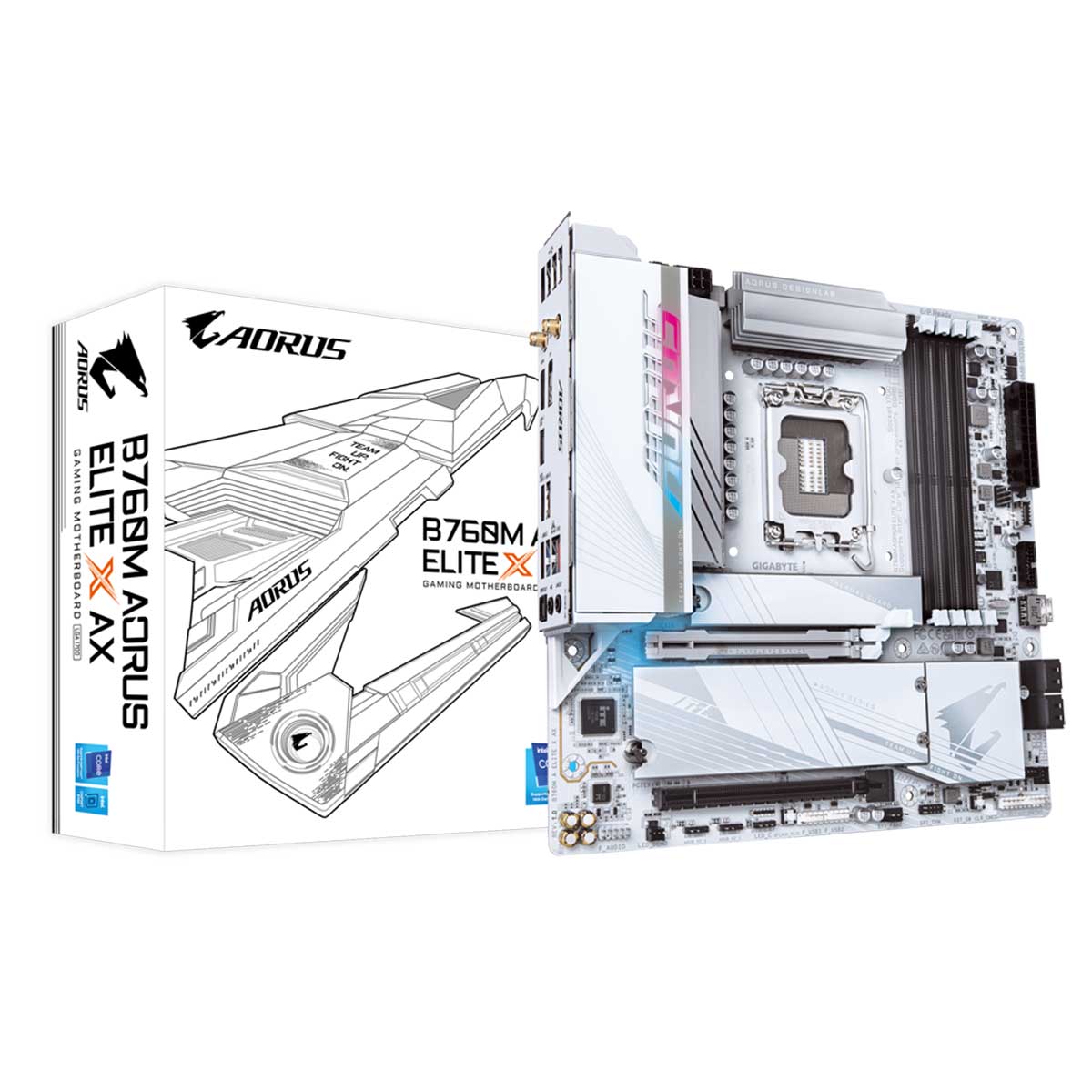 Gigabyte B760M Aorus ELITE X AX DDR5 Motherboard