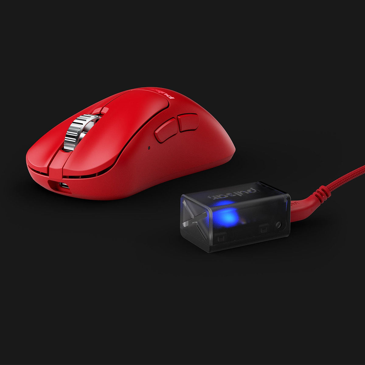 Pulsar Xlite V3 ES eSports Tournament Edition Wireless Gaming Mouse Size2  (Red) (PXV3ES23)