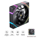 Jonsbo HF2-120BR 120MM High Performance Reverse Fan (Black)