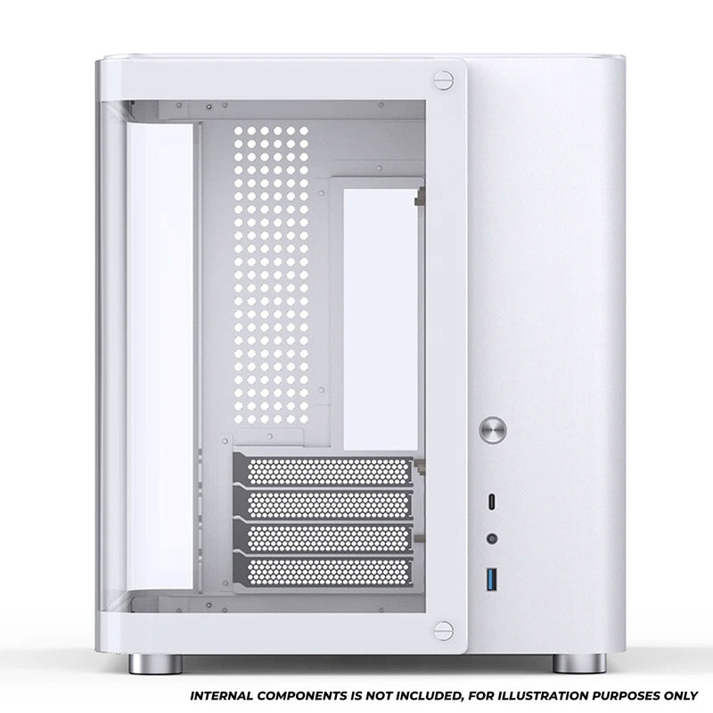Jonsbo TK-1 M-ATX Separated Cabinet Computer Case (Black, White)