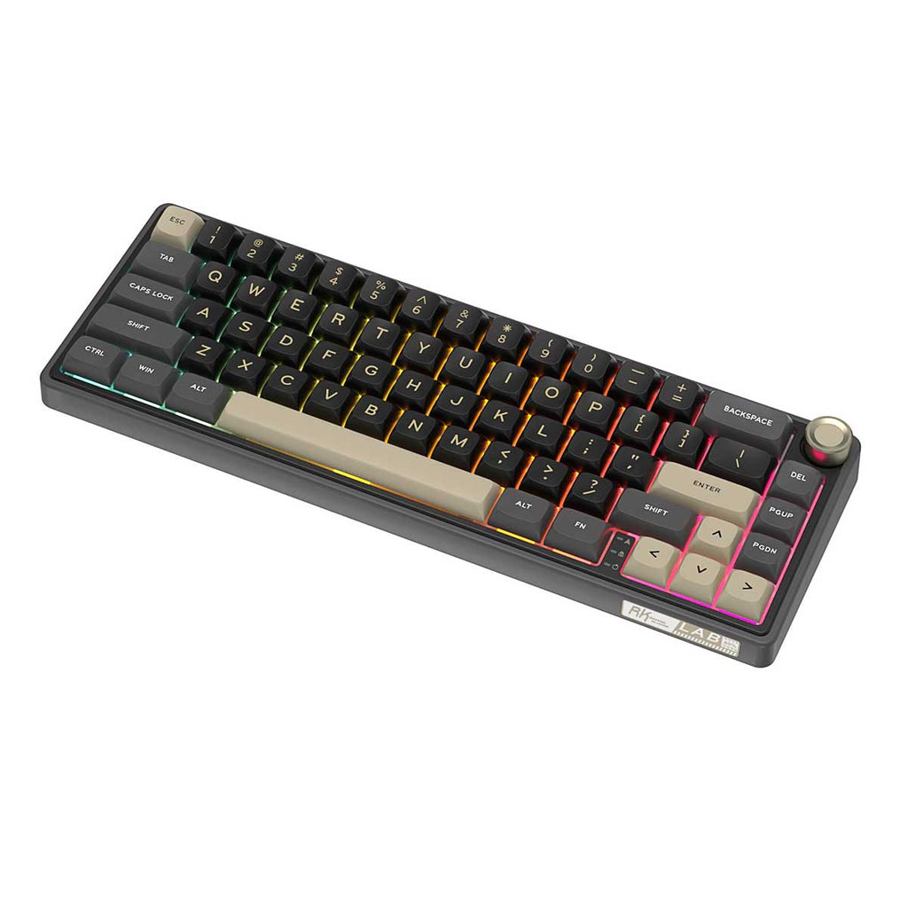 Keyboard R65 Key Light Royal Kludge R65 Single-Mode RGB 66-Keys Hot-Swappable Mechanical ...