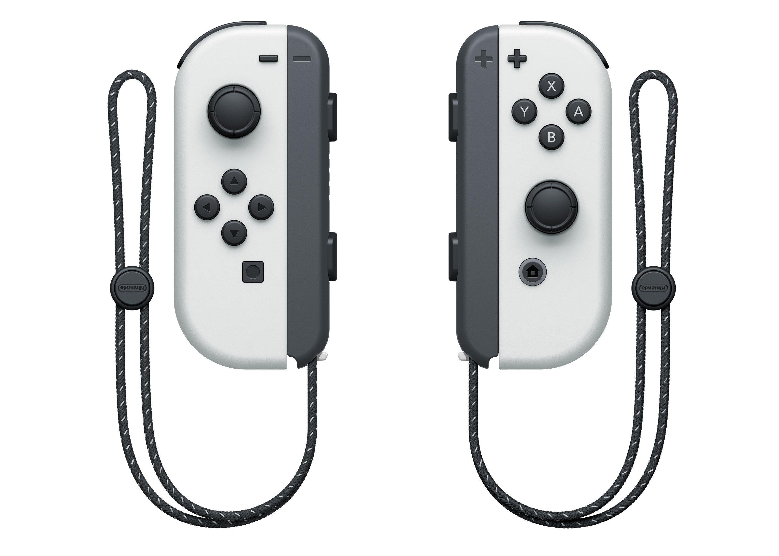 NINTENDO SWITCH OLED CONSOLE WITH WHITE JOYCON (OLED MODEL) - DataBlitz
