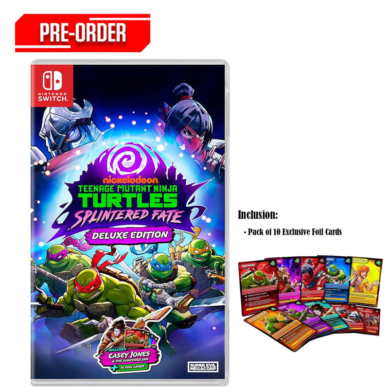 Nintendo Switch Teenage Mutant Ninja Turtle Splintered Fate Deluxe Edition Pre-Order Downpayment