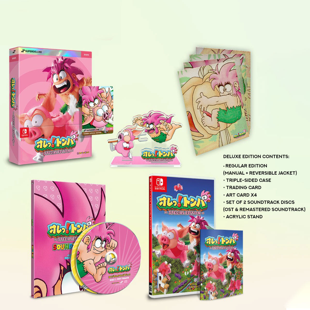 Nintendo Switch Tomba! Special Edition Deluxe Edition (Eng/JAP)