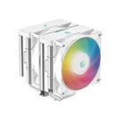 Deepcool AG620 Digital WH ARGB Dual-Tower CPU Cooler With A Temperature Display (White)