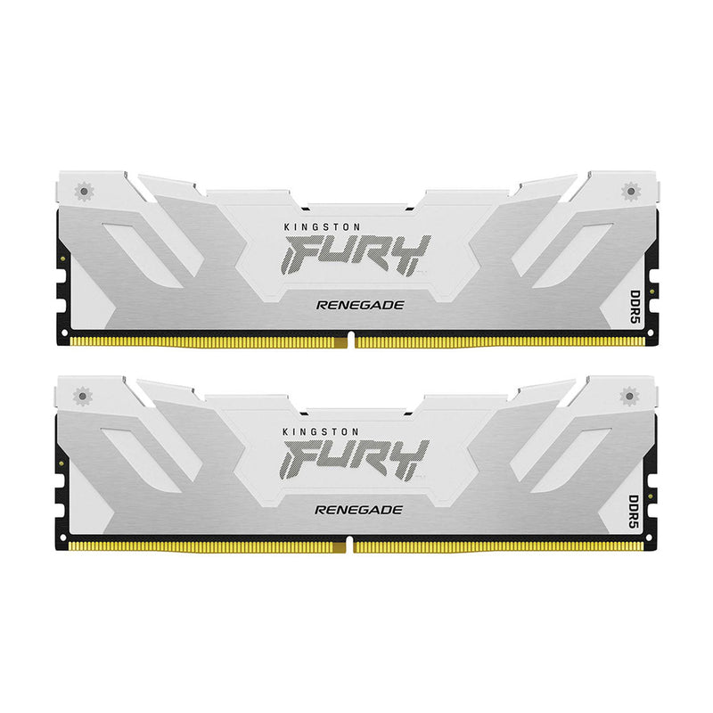 Kingston Fury Renegade 32GB (2X16GB) DDR5 XMP 6800MT/S CL36 Memory (White) (KF568C36RWK2-32)