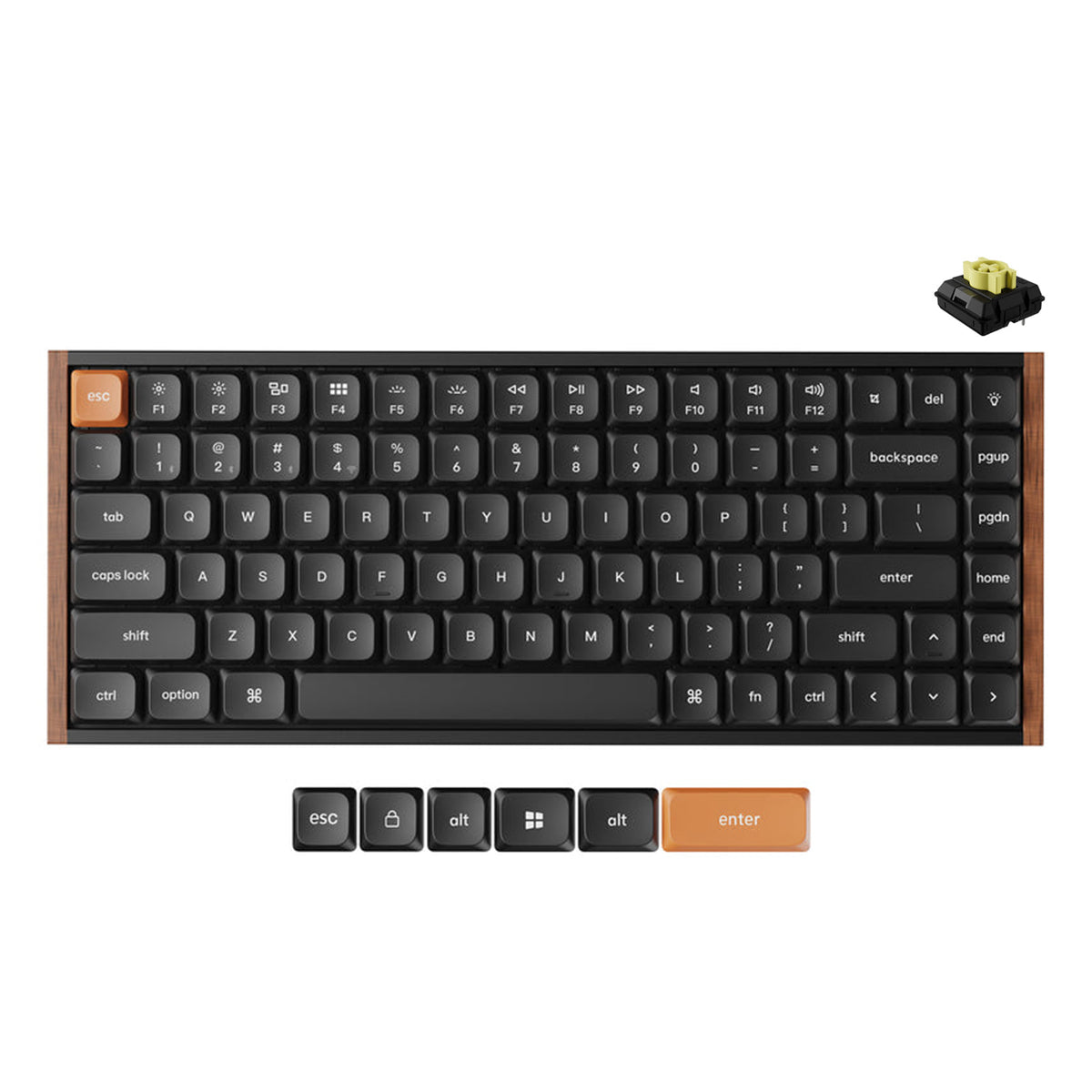 Keychron K3 Max SE QMK Wireless Hot-Swappable RGB Custom Mechanical Keyboard - Black