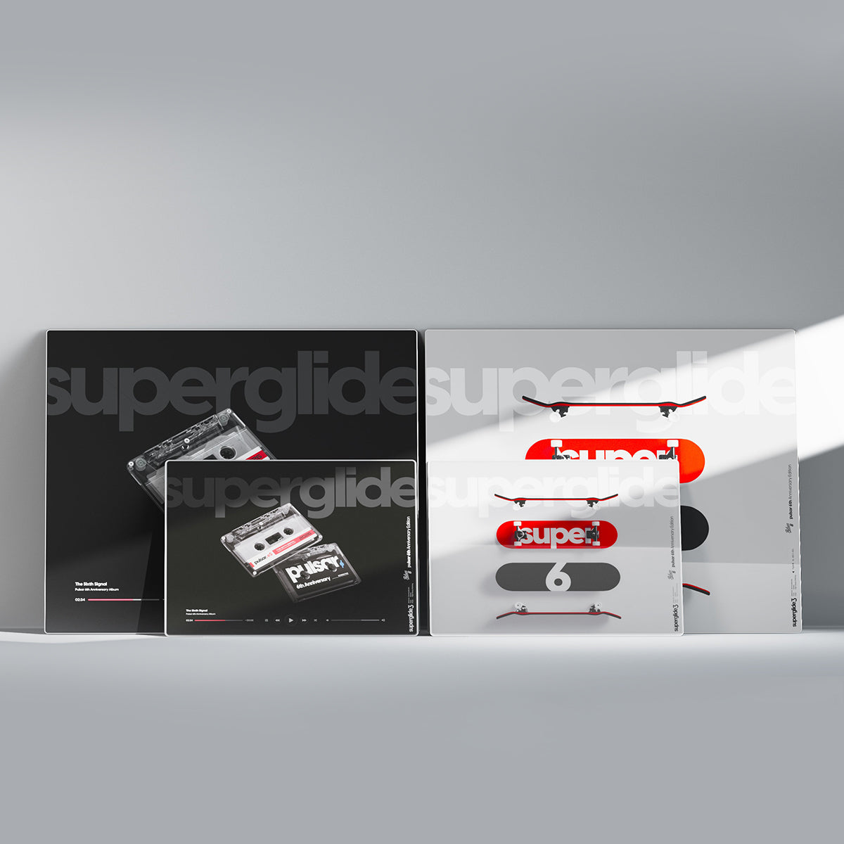 Pulsar Superglide 3 Premium Glass Mousepad 6th Anniversary Edition (Skateboard)
