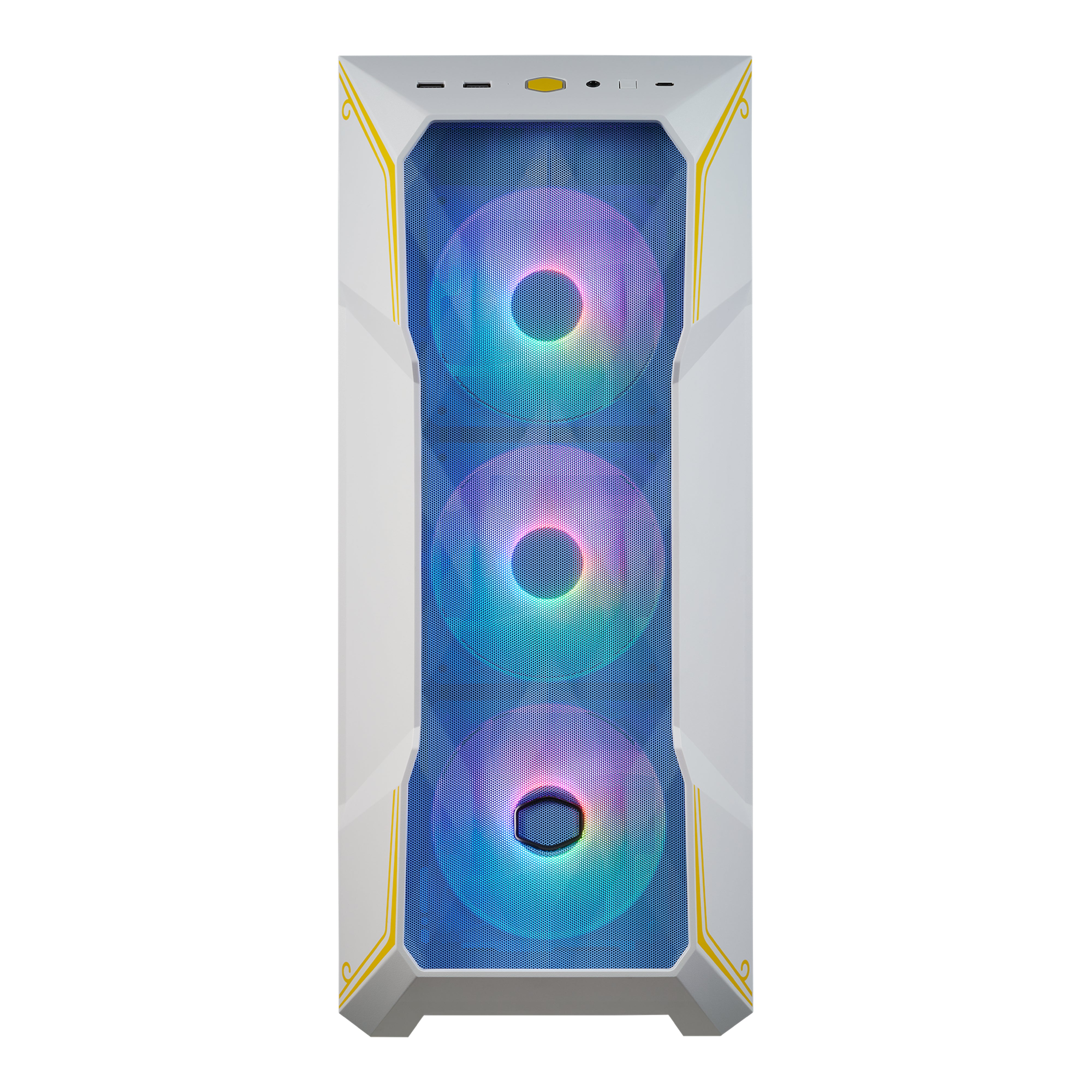 Cooler Master Masterbox TD500 Mesh V2 Mid-Tower Gaming Case (White) | DataBlitz