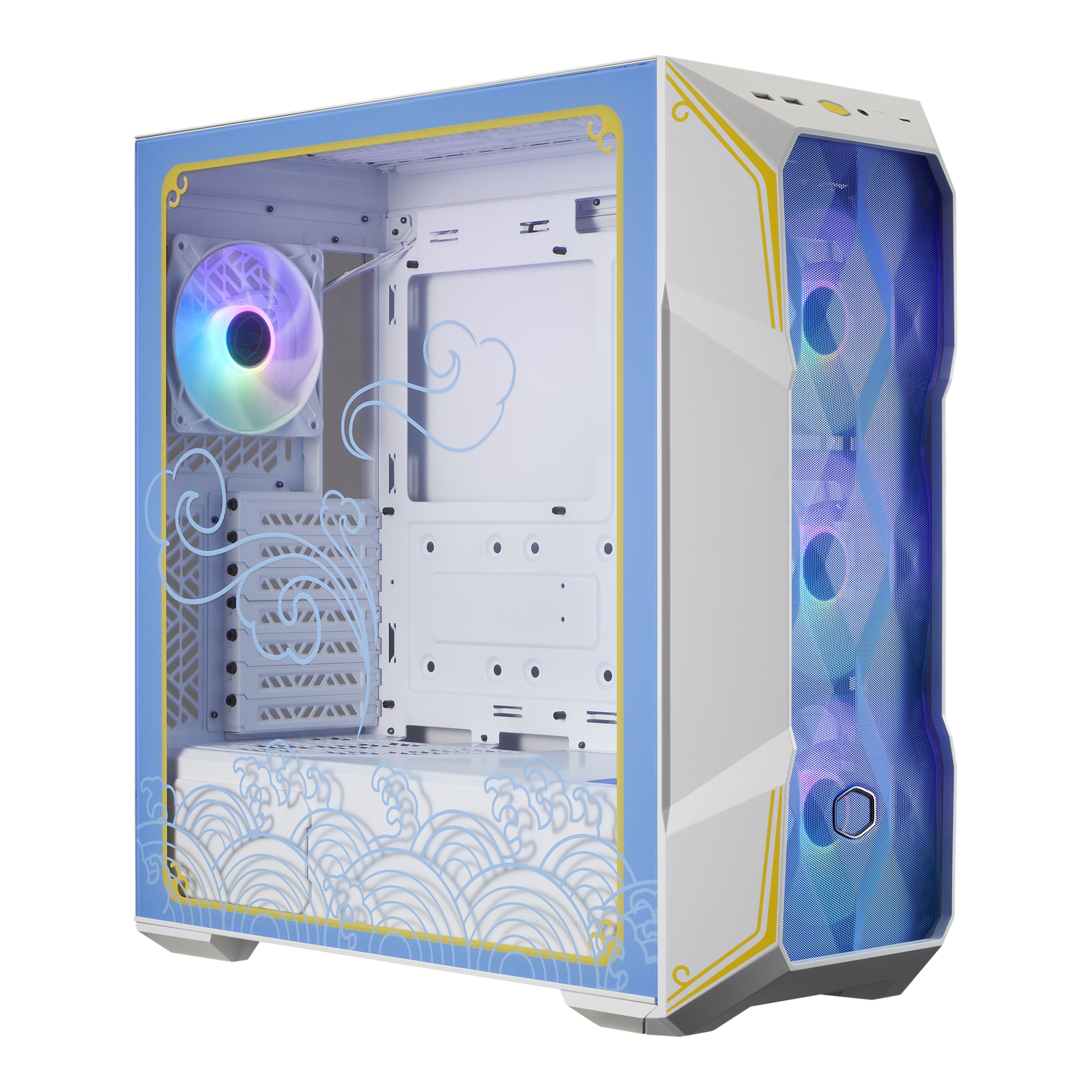 Cooler Master Masterbox TD500 Mesh V2 Mid-Tower Gaming Case (White) | DataBlitz