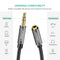 UGreen 3.5mm Male To 3.5mm Female Extension Cable - 3m (Black) (AV118/10595)