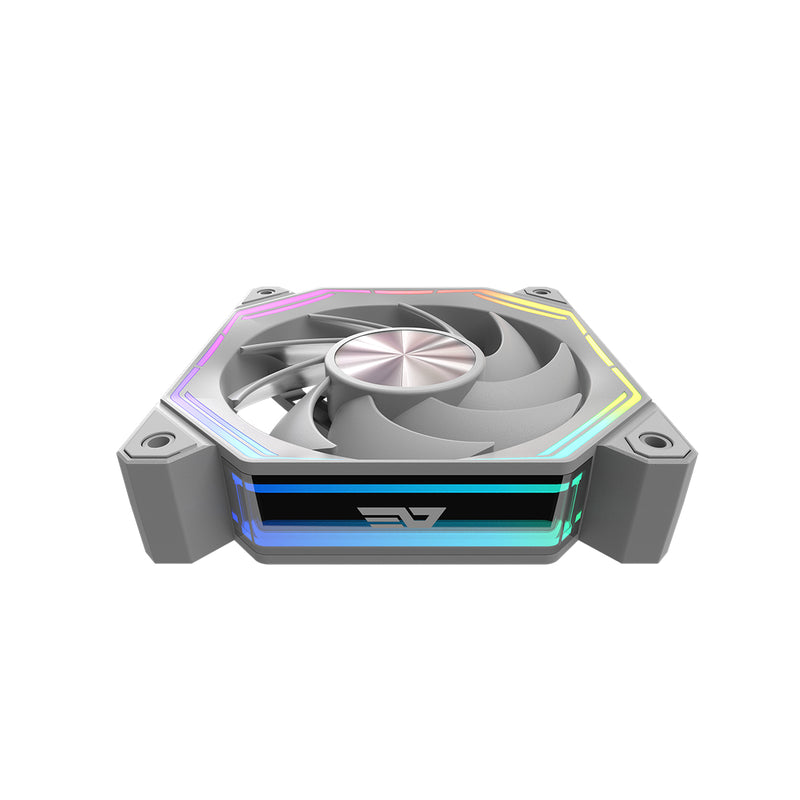 Dark Flash Infinity Reverse Fan Darkflash Infinity 34 120MM A-RGB Cooling Fan (3-IN-1 Pack) (Black, White)