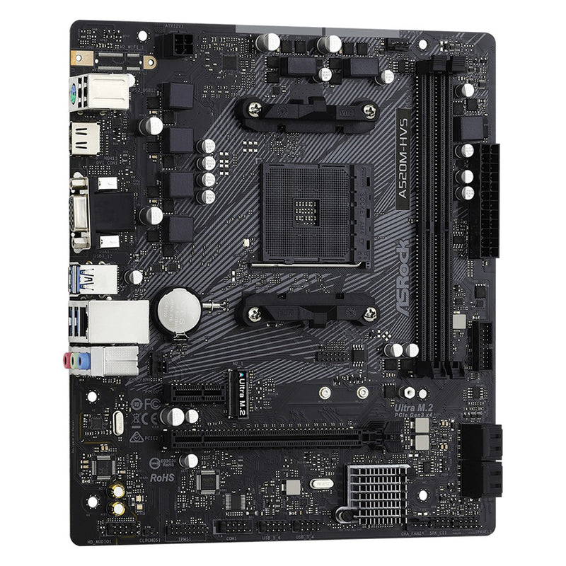 Asrock A520M-HVS AMD Socket AM4 DDR4 Motherboard