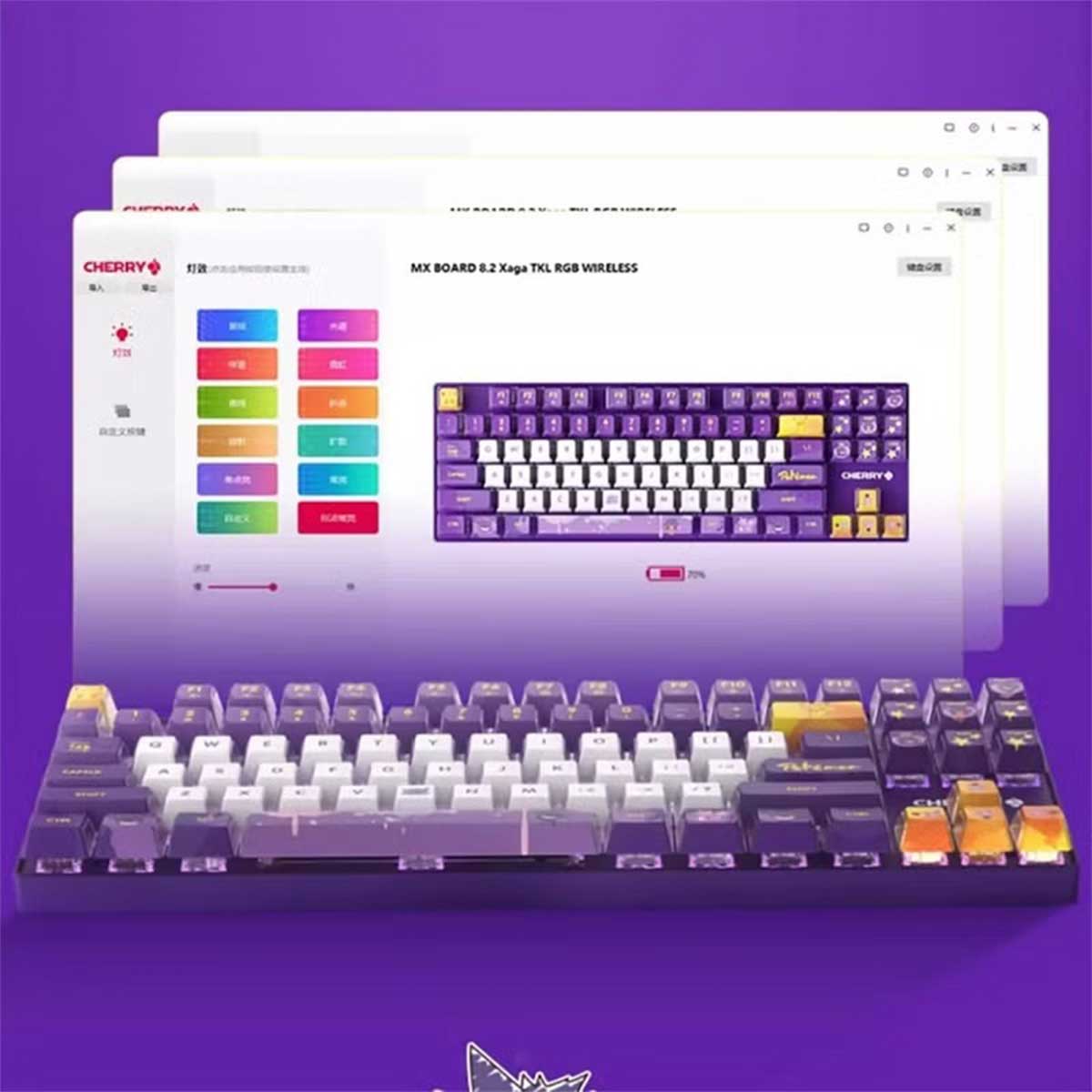 Cherry x Pokemon Gengar MX8.2 XAGA Wireless Mechanical Keyboard