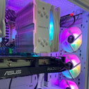 Powered by ASUS: Alpha Hermes Desktop Gaming PC (White) | Intel i5 12400F | 16GB RAM | 500GB  SSD | RX 6600 | Windows 11 Pro