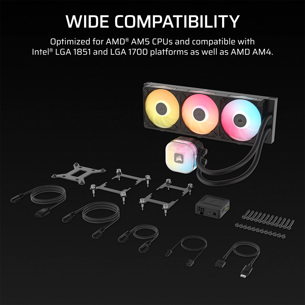 Corsair iCUE LINK TITAN II 360 RX RGB AIO Liquid CPU Cooler